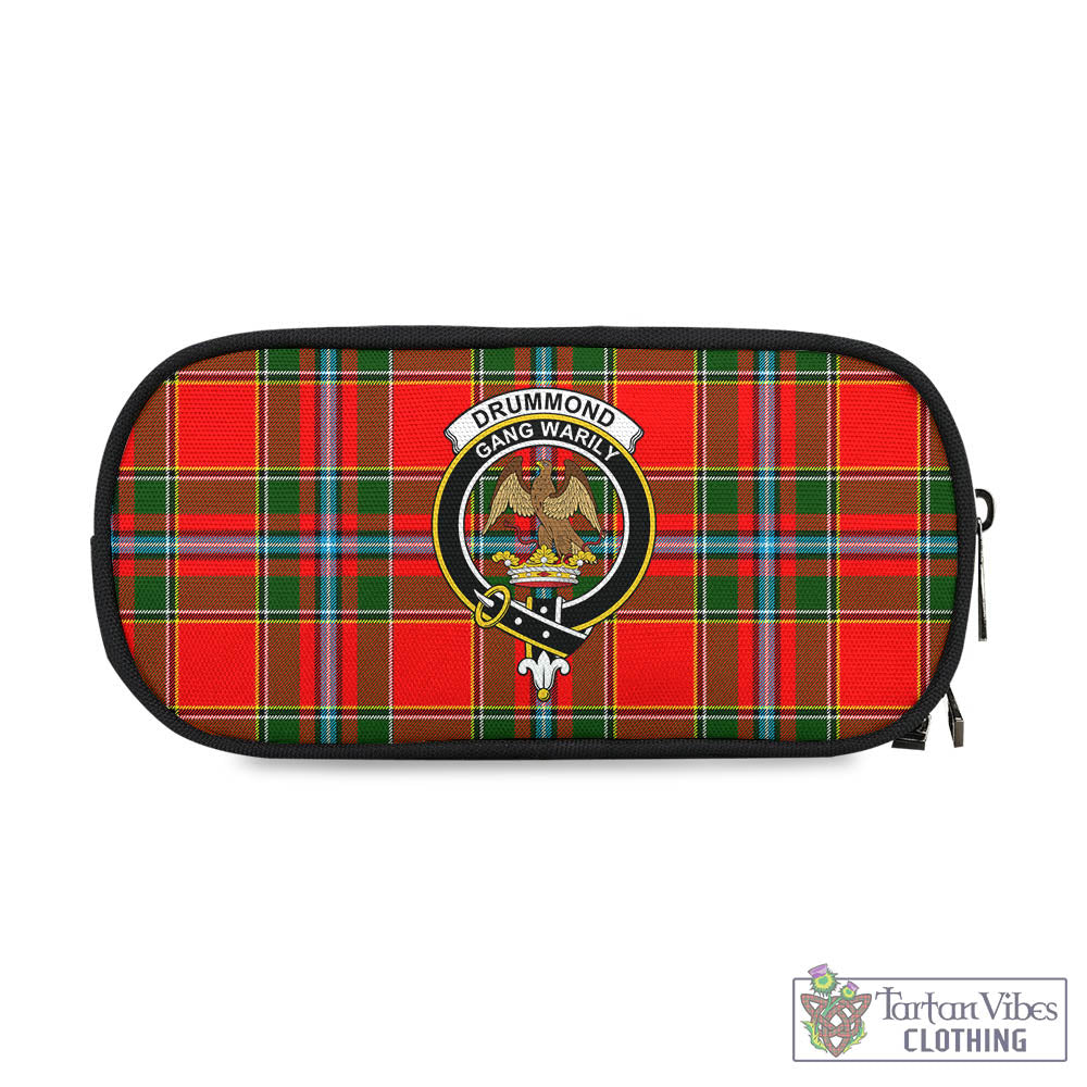 Tartan Vibes Clothing Drummond of Perth Tartan Pen and Pencil Case with Family Crest