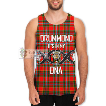 Drummond of Perth Tartan Men's Tank Top with Family Crest DNA In Me Style