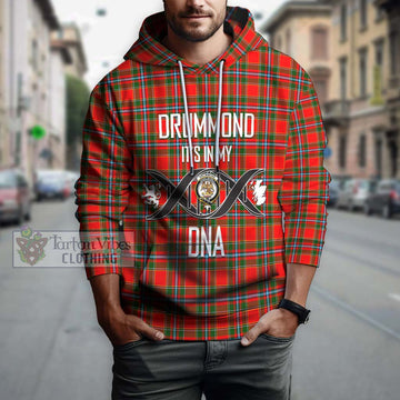 Drummond of Perth Tartan Hoodie with Family Crest DNA In Me Style