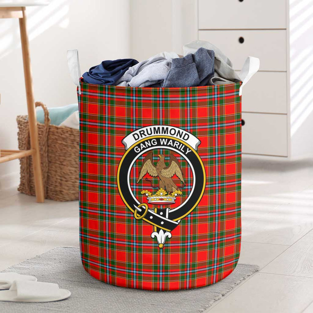 Drummond of Perth Tartan Laundry Basket with Family Crest One Size - Tartanvibesclothing Shop