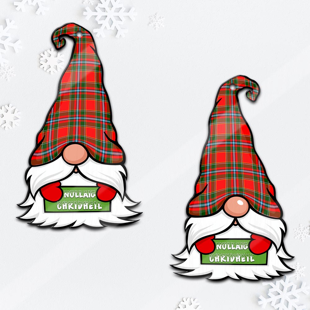 Drummond of Perth Gnome Christmas Ornament with His Tartan Christmas Hat - Tartan Vibes Clothing