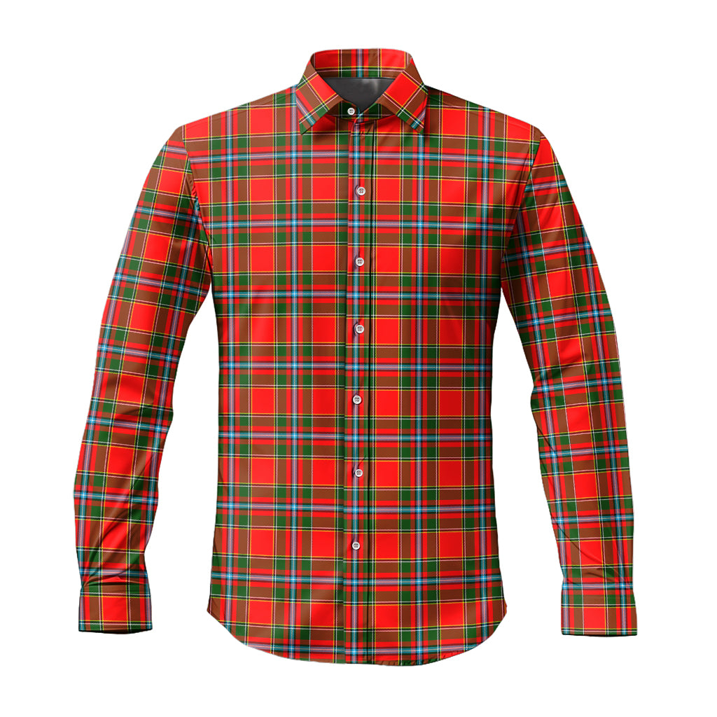 drummond-of-perth-tartan-long-sleeve-button-up-shirt