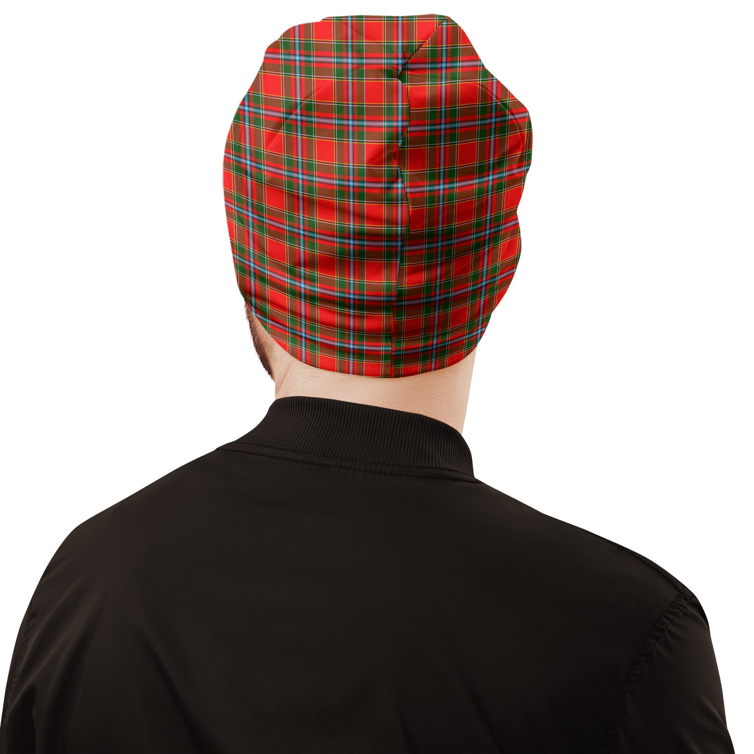 Drummond of Perth Tartan Beanies Hat with Family Crest - Tartan Vibes Clothing