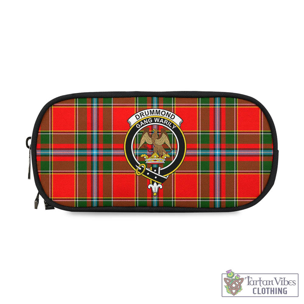 Tartan Vibes Clothing Drummond of Perth Tartan Pen and Pencil Case with Family Crest