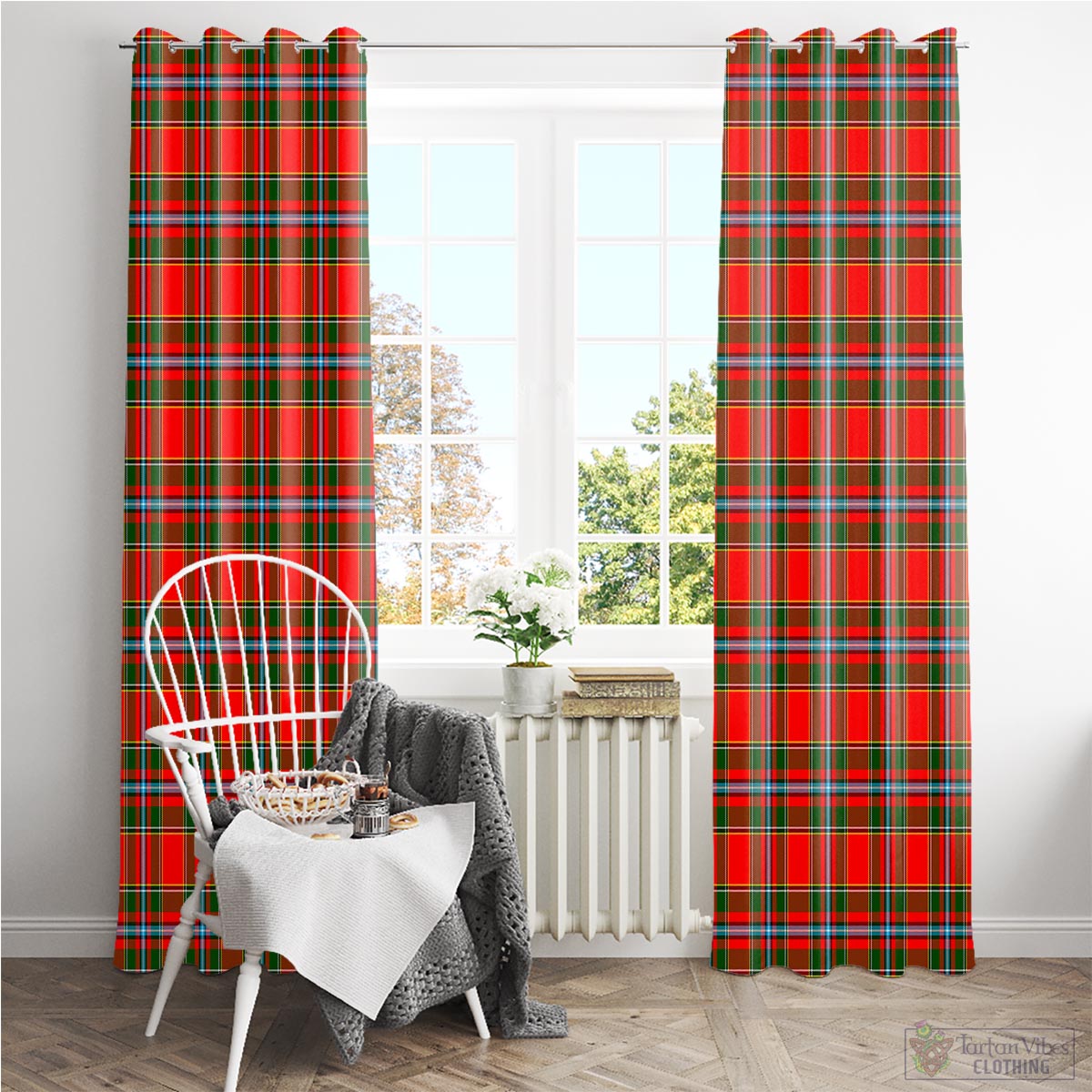 Drummond of Perth Tartan Window Curtain