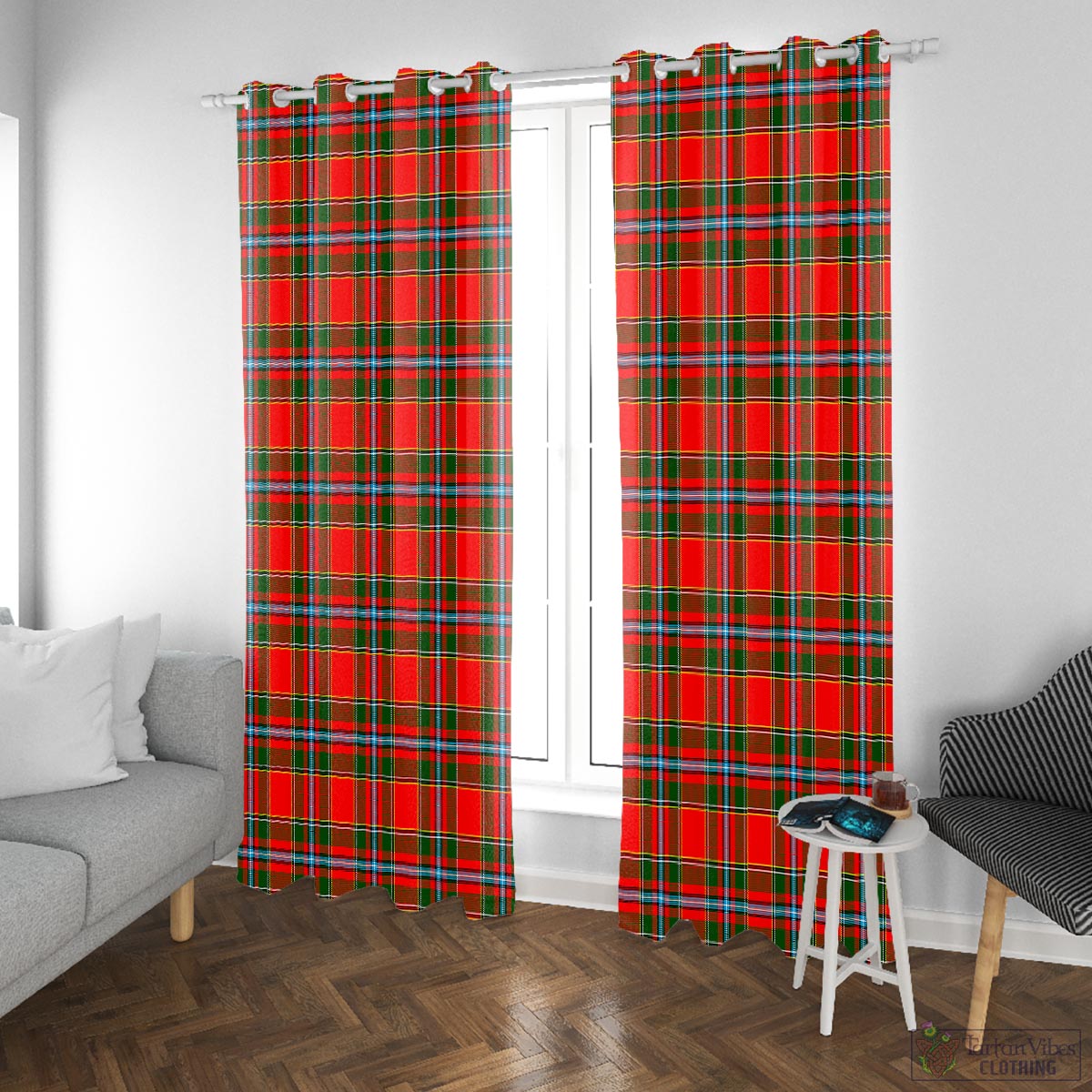 Drummond of Perth Tartan Window Curtain