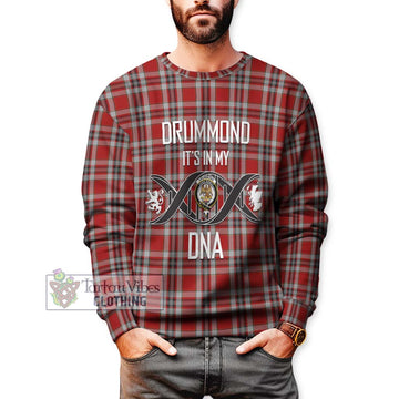 Drummond of Perth Dress Tartan Sweatshirt with Family Crest DNA In Me Style