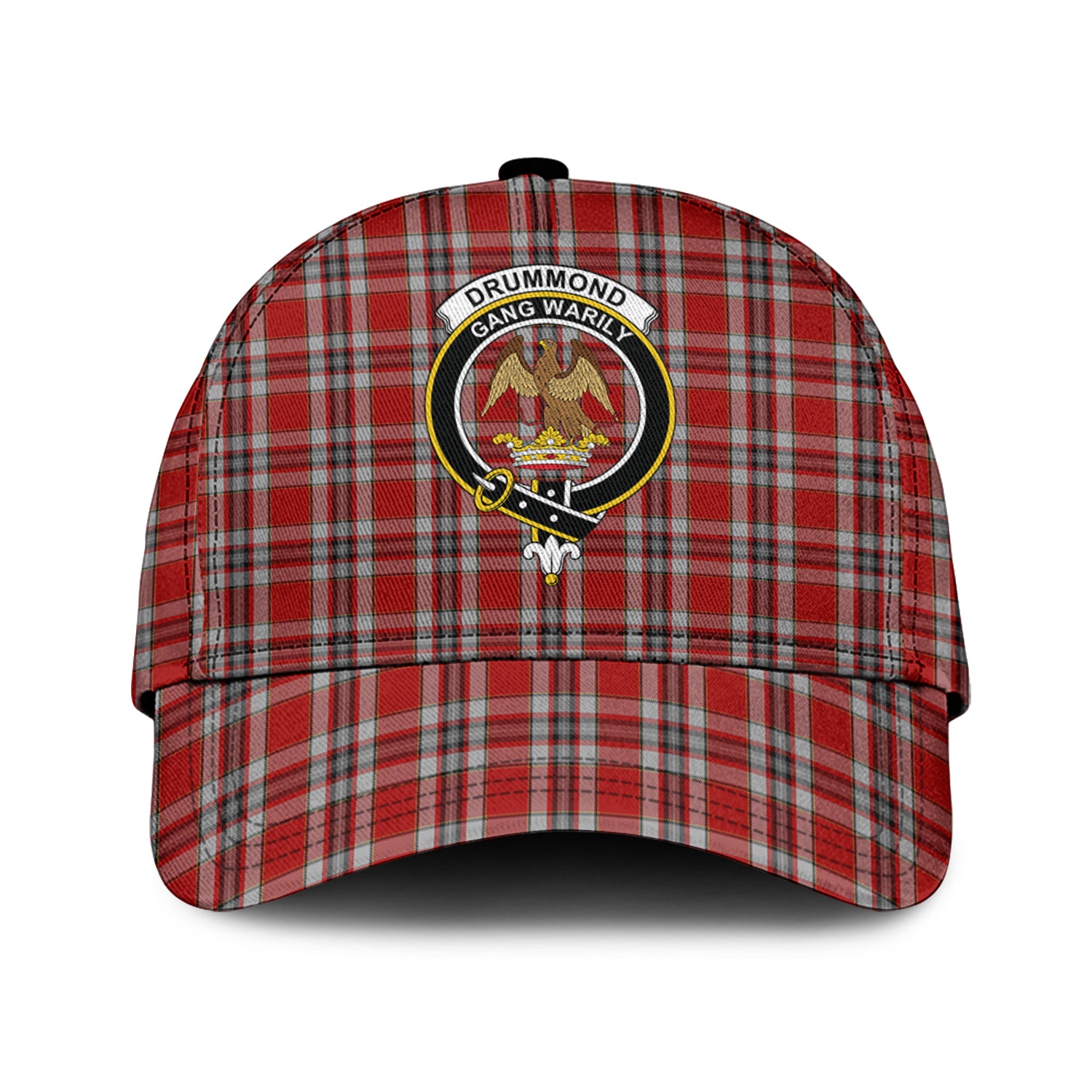 Drummond of Perth Dress Tartan Classic Cap with Family Crest Classic Cap Universal Fit - Tartan Vibes Clothing