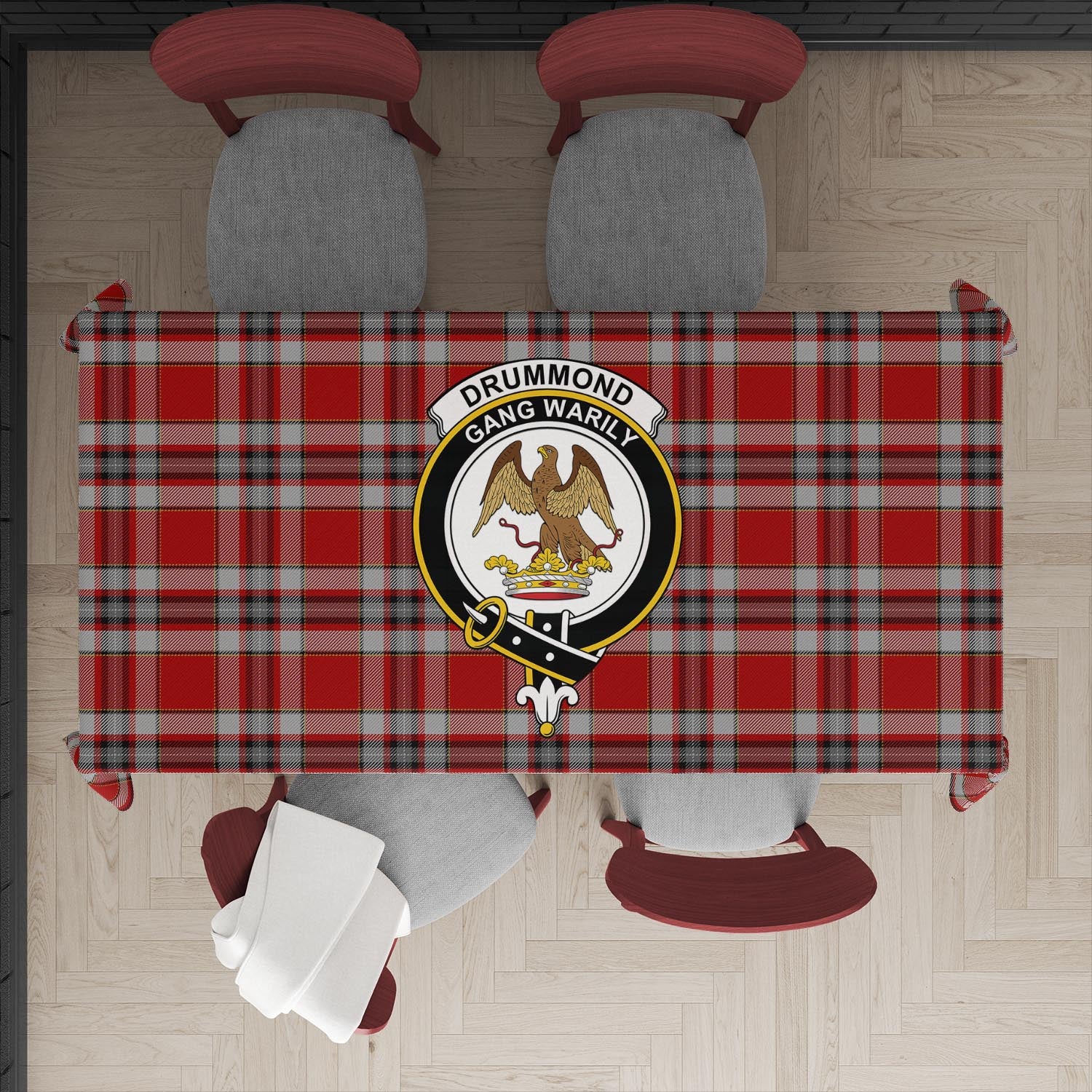 drummond-of-perth-dress-tatan-tablecloth-with-family-crest