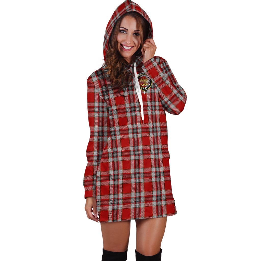 Drummond of Perth Dress Tartan Hoodie Dress with Family Crest - Tartan Vibes Clothing