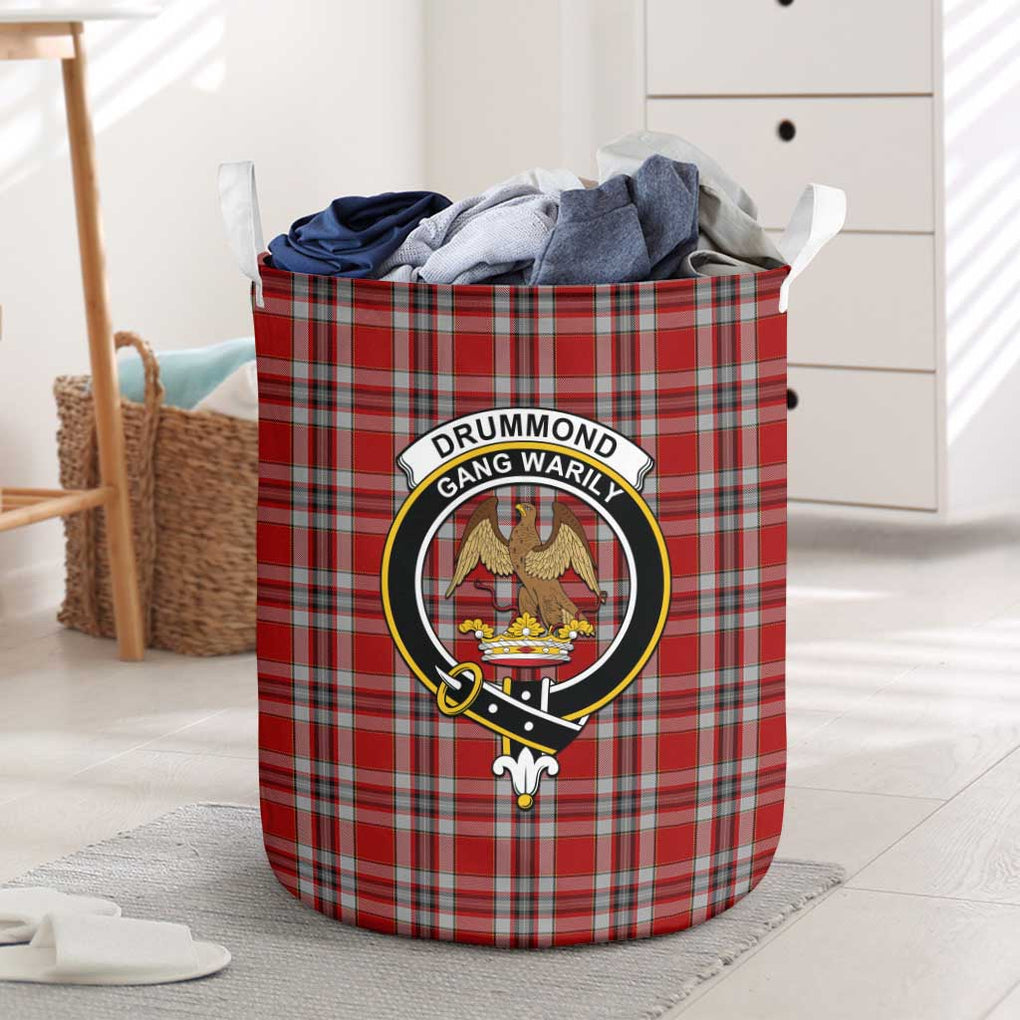 Drummond of Perth Dress Tartan Laundry Basket with Family Crest One Size - Tartanvibesclothing Shop