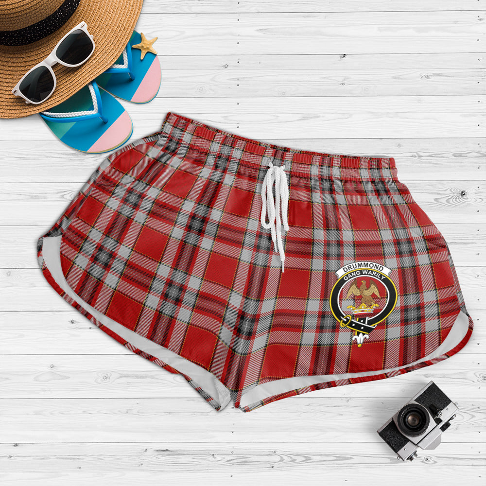 drummond-of-perth-dress-tartan-womens-shorts-with-family-crest