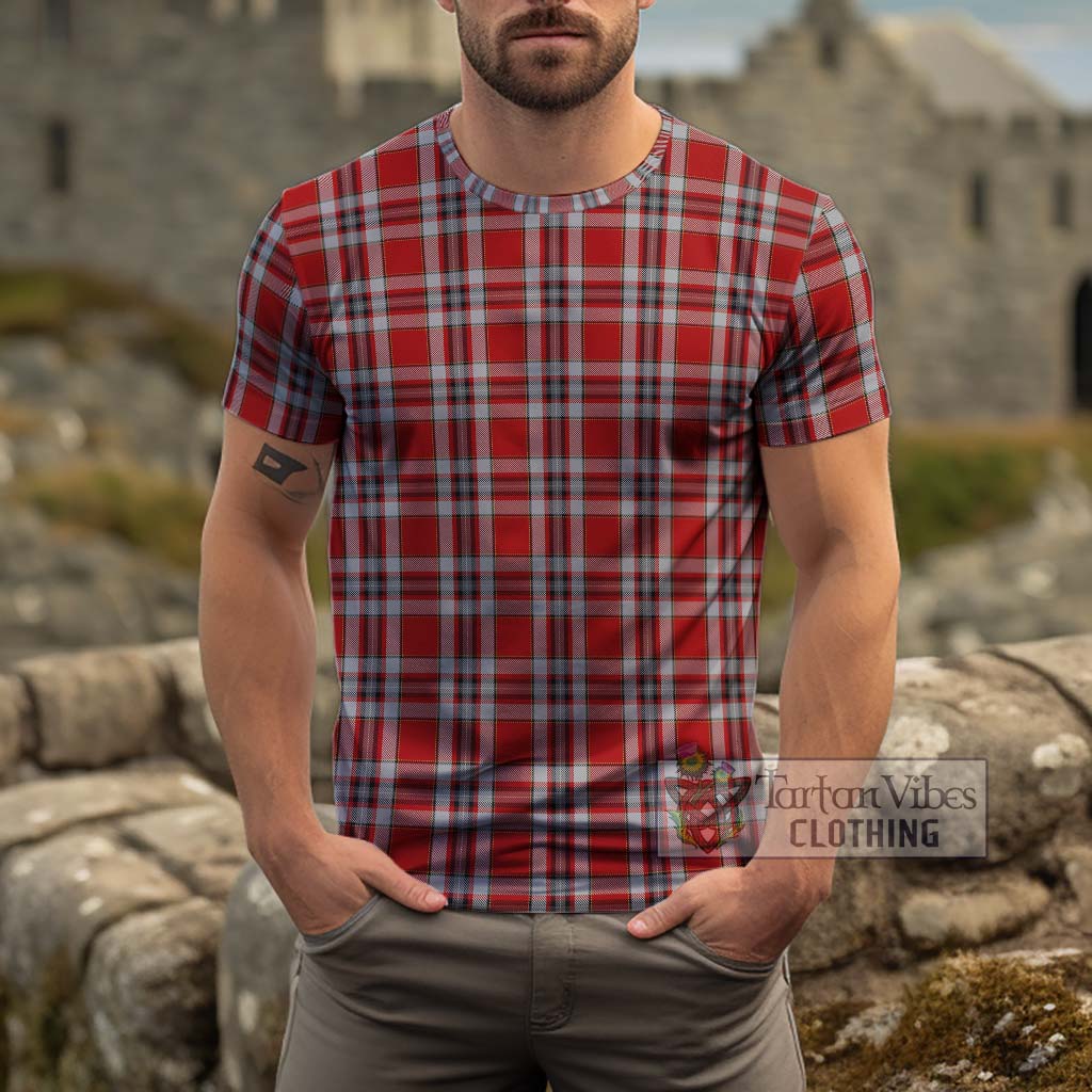 Drummond of Perth Dress Tartan Cotton T-Shirt Men's Shirt - Tartanvibesclothing Shop