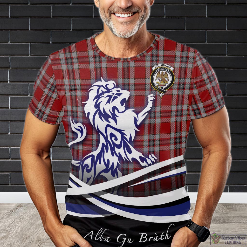 drummond-of-perth-dress-tartan-t-shirt-with-alba-gu-brath-regal-lion-emblem