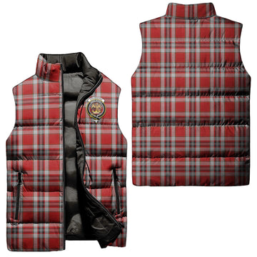 Drummond of Perth Dress Tartan Sleeveless Puffer Jacket with Family Crest