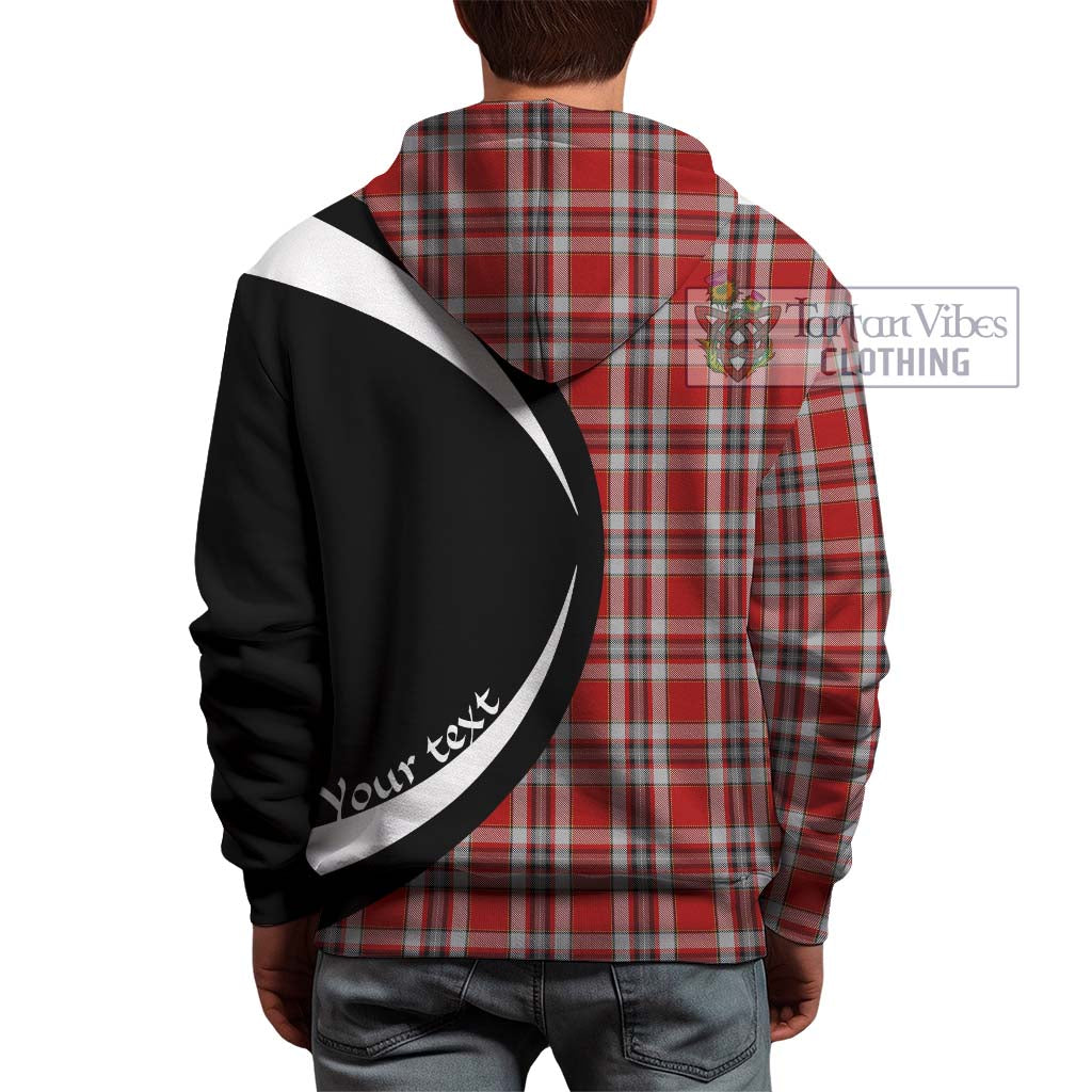 Tartan Vibes Clothing Drummond of Perth Dress Tartan Hoodie with Family Crest Circle Style