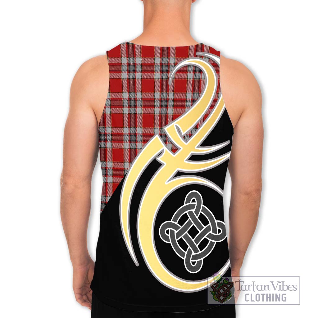 Drummond of Perth Dress Tartan Men's Tank Top with Family Crest and Celtic Symbol Style - Tartan Vibes Clothing