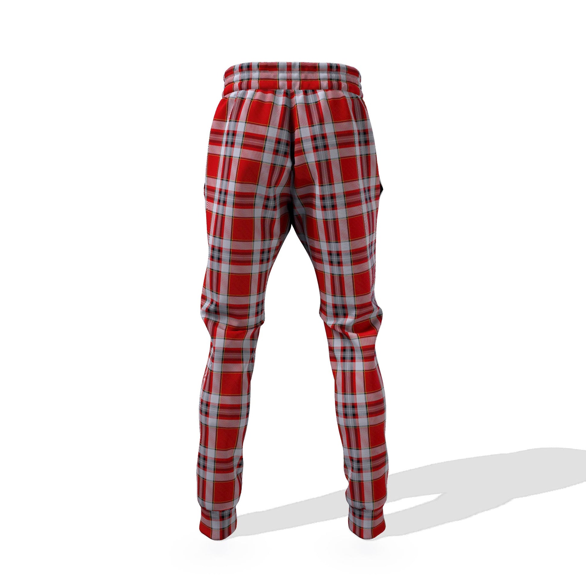 Drummond of Perth Dress Tartan Joggers Pants with Family Crest 6XL - Tartan Vibes Clothing