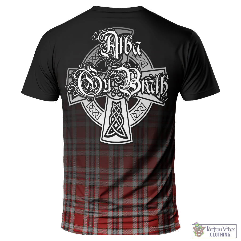 Tartan Vibes Clothing Drummond of Perth Dress Tartan T-Shirt Featuring Alba Gu Brath Family Crest Celtic Inspired