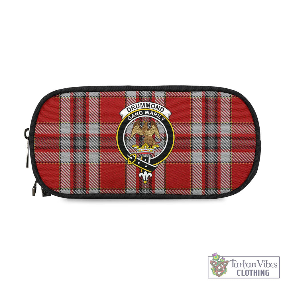 Tartan Vibes Clothing Drummond of Perth Dress Tartan Pen and Pencil Case with Family Crest