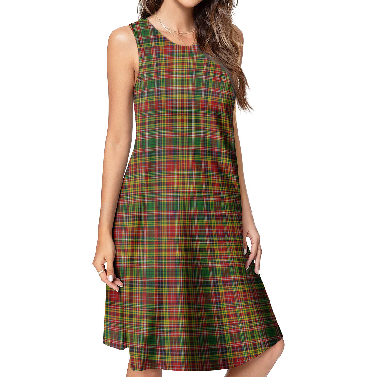 Drummond of Strathallan Tartan Womens Casual Dresses - Tartanvibesclothing