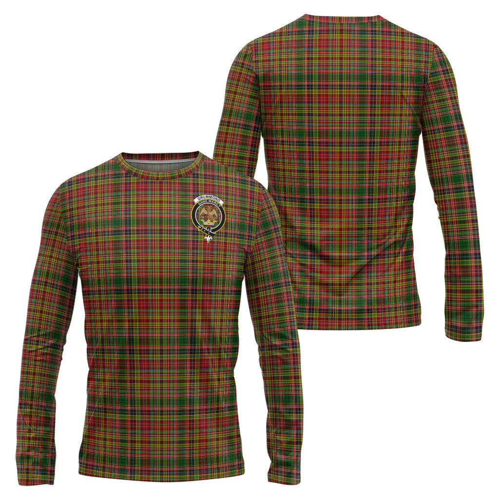 drummond-of-strathallan-tartan-long-sleeve-t-shirt-with-family-crest