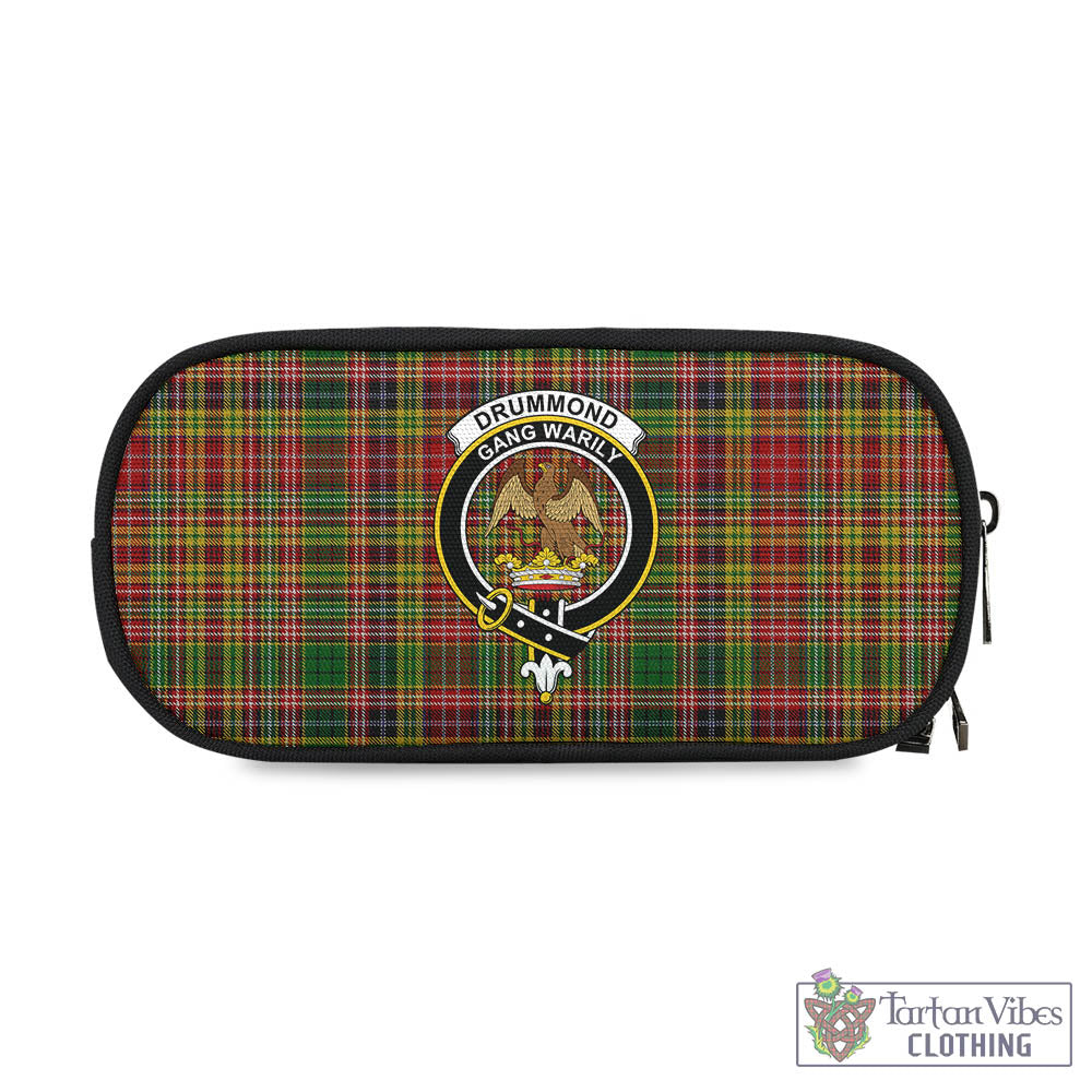 Tartan Vibes Clothing Drummond of Strathallan Tartan Pen and Pencil Case with Family Crest