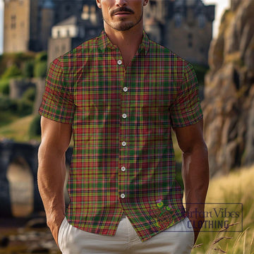 Drummond of Strathallan Tartan Cotton Hawaiian Shirt