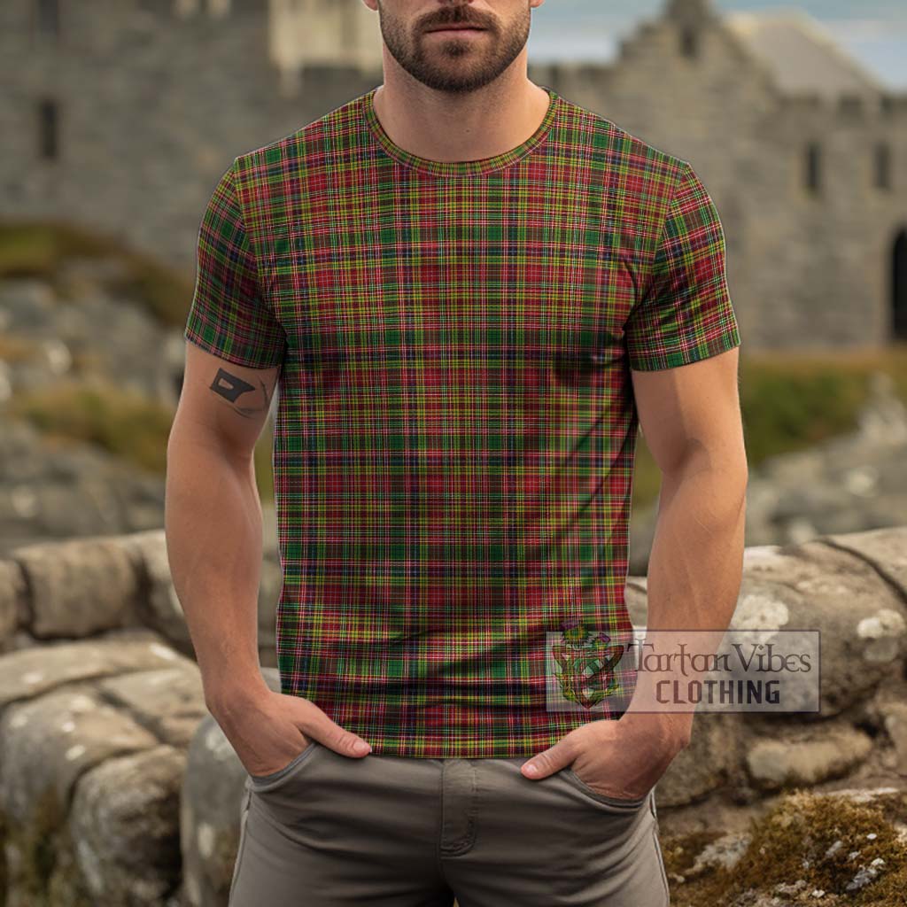 Drummond of Strathallan Tartan Cotton T-Shirt Men's Shirt - Tartanvibesclothing Shop