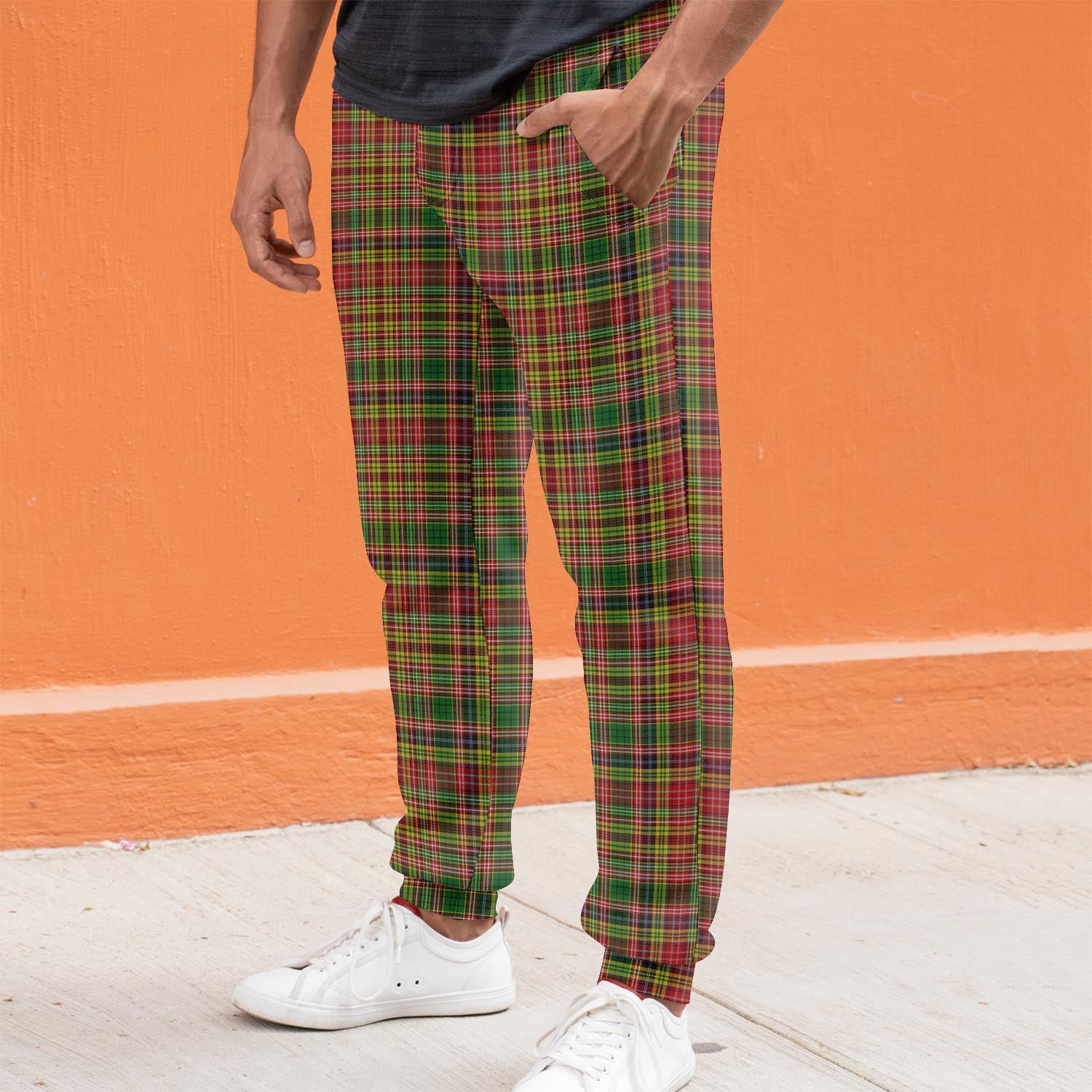 Drummond of Strathallan Tartan Joggers Pants S - Tartan Vibes Clothing