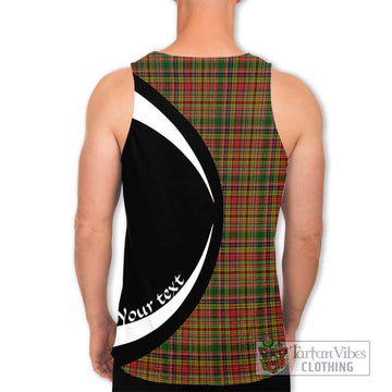 Drummond of Strathallan Tartan Men's Tank Top with Family Crest Circle Style