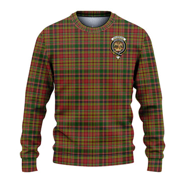 Drummond of Strathallan Tartan Ugly Sweater with Family Crest