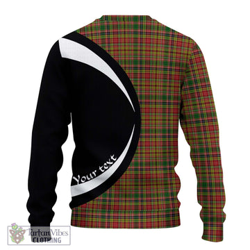 Drummond of Strathallan Tartan Ugly Sweater with Family Crest Circle Style