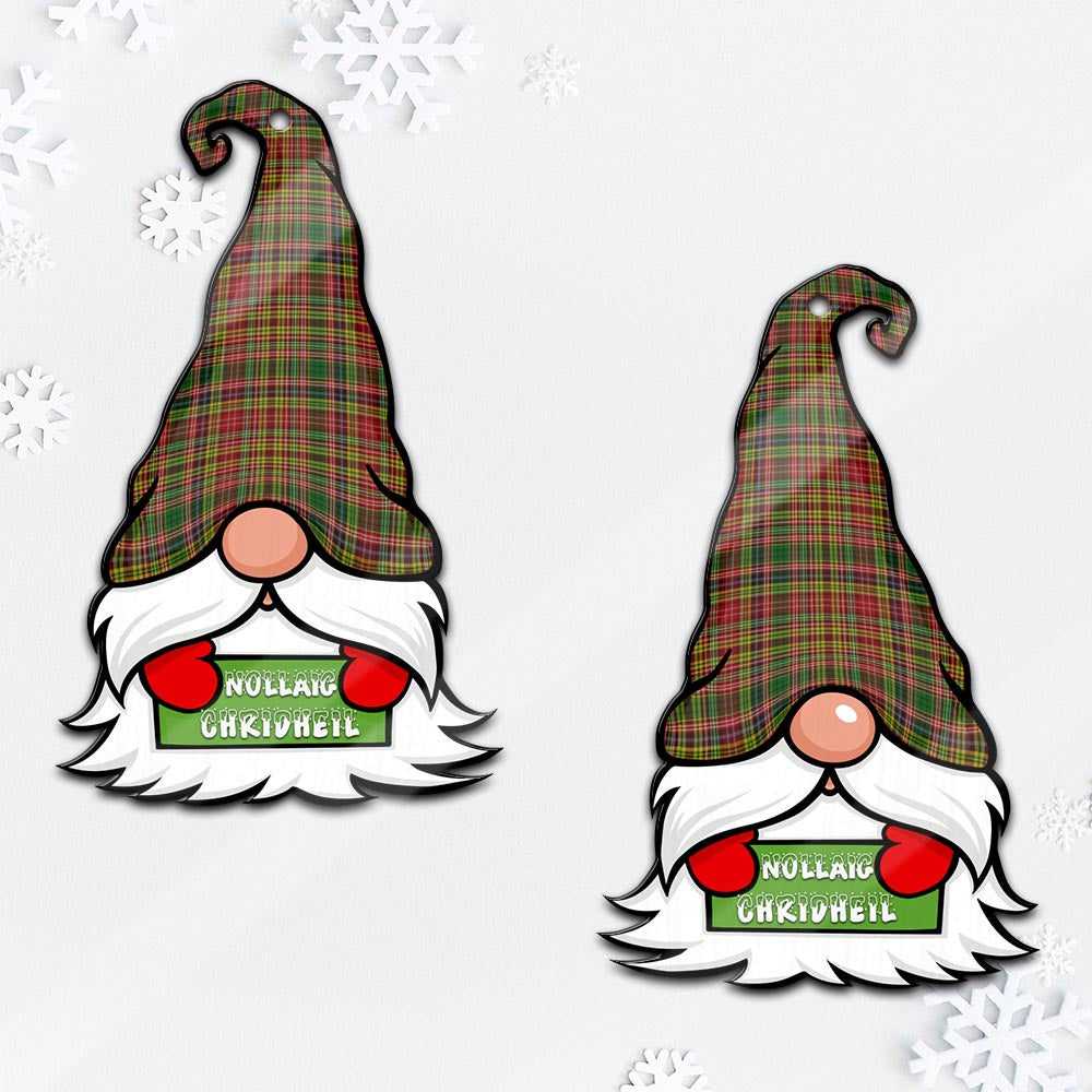 Drummond of Strathallan Gnome Christmas Ornament with His Tartan Christmas Hat - Tartan Vibes Clothing