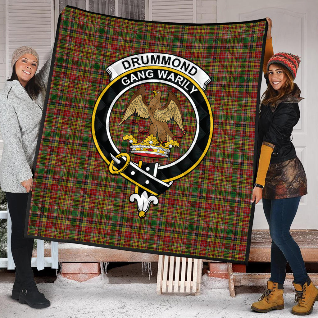 drummond-of-strathallan-tartan-quilt-with-family-crest