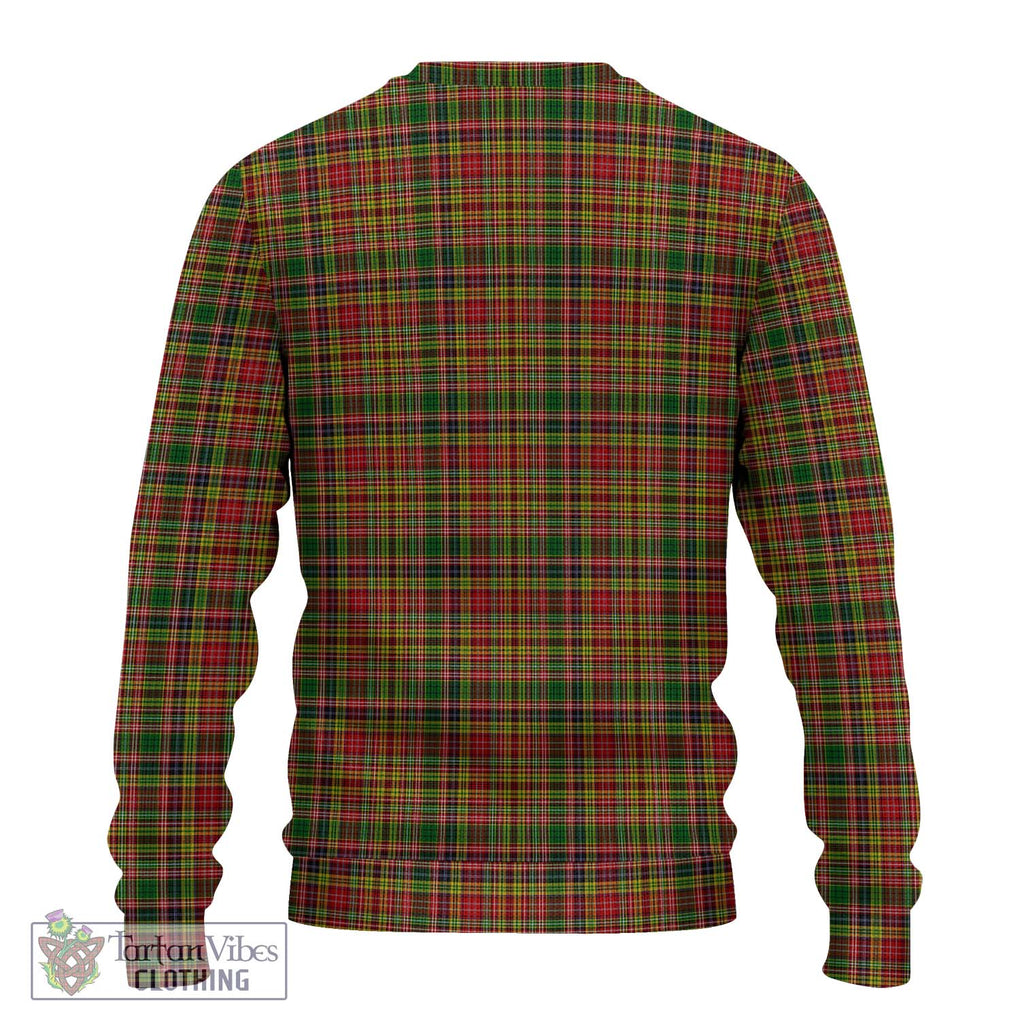 Drummond of Strathallan Tartan Knitted Sweater with Family Crest DNA In Me Style - Tartanvibesclothing Shop