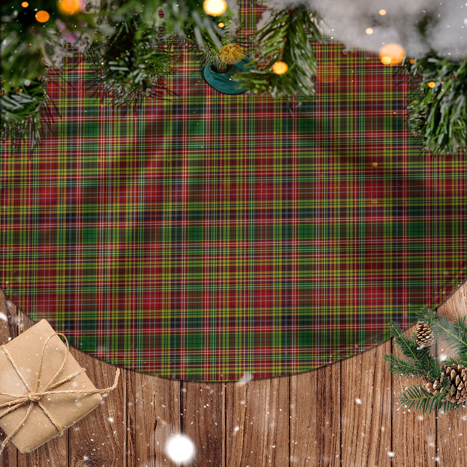 Drummond of Strathallan Tartan Christmas Tree Skirt - Tartanvibesclothing