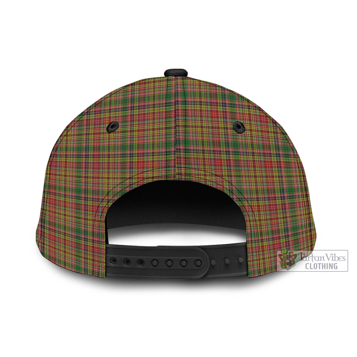 Tartan Vibes Clothing Drummond of Strathallan Tartan Classic Cap with Family Crest In Me Style