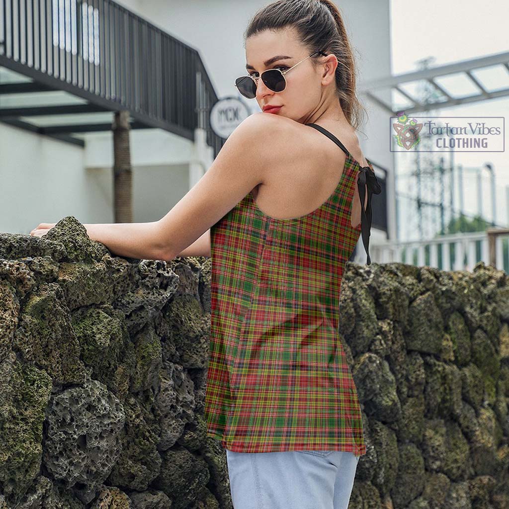 Tartan Vibes Clothing Drummond of Strathallan Tartan Loose Halter Neck Camisole