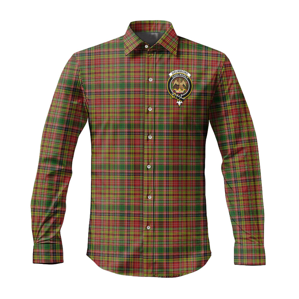 drummond-of-strathallan-tartan-long-sleeve-button-up-shirt-with-family-crest