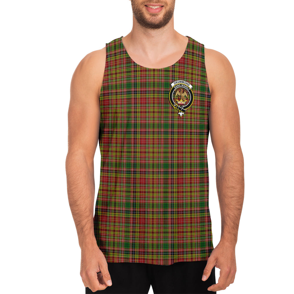 drummond-of-strathallan-tartan-mens-tank-top-with-family-crest