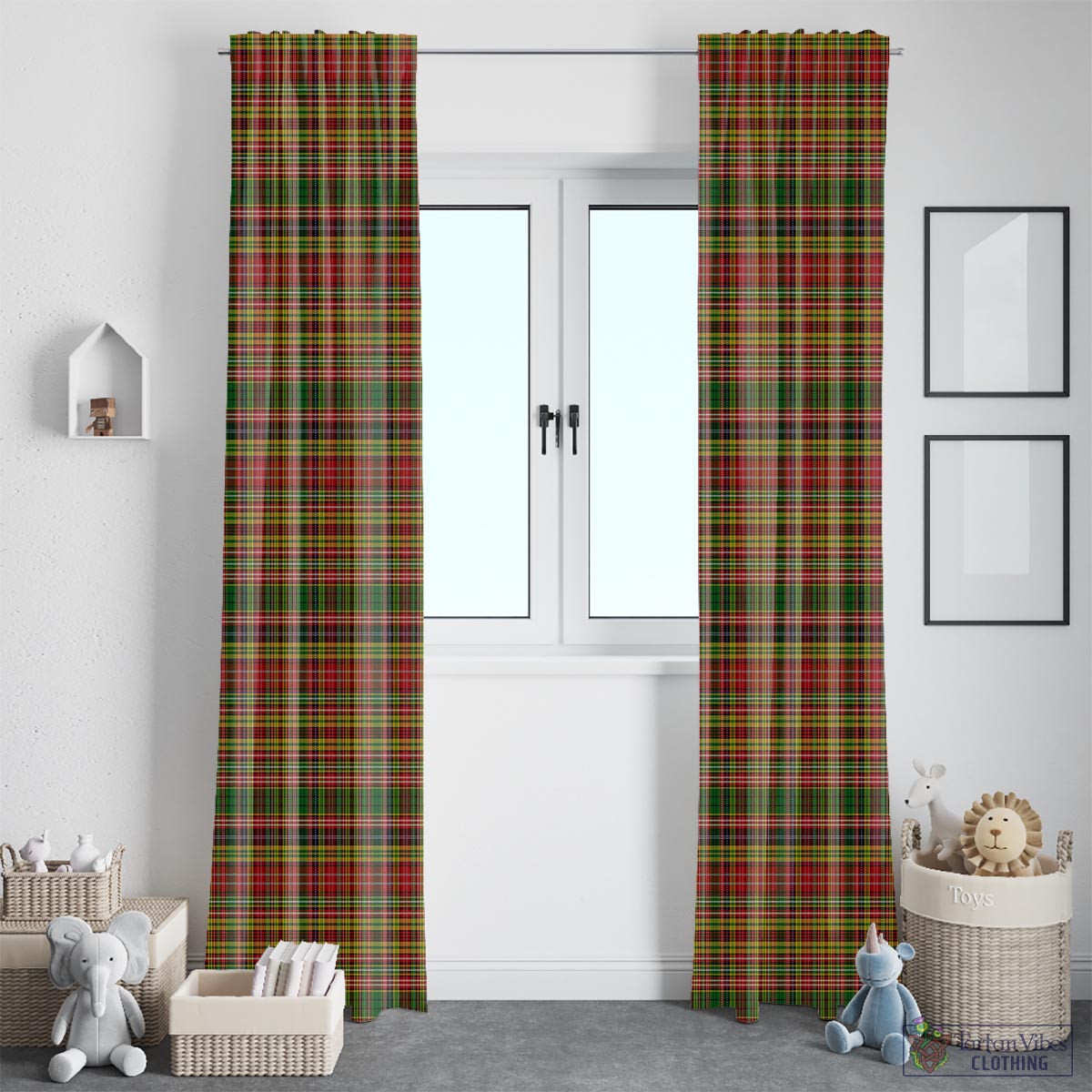 Drummond of Strathallan Tartan Window Curtain