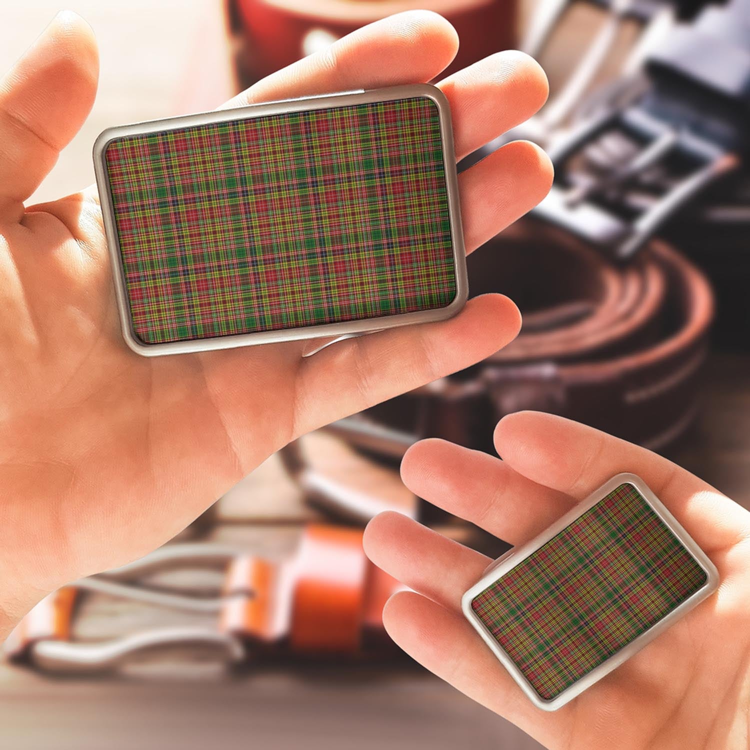 Drummond of Strathallan Tartan Belt Buckles - Tartan Vibes Clothing