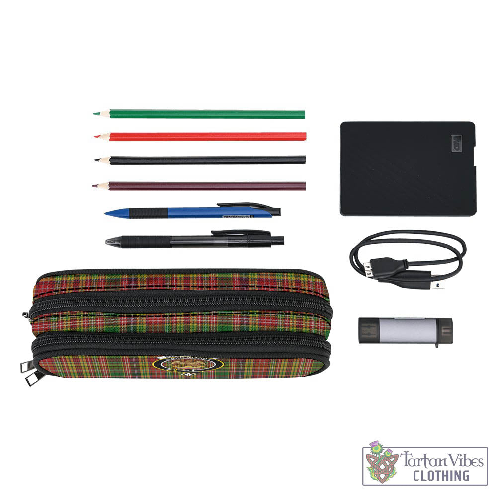 Tartan Vibes Clothing Drummond of Strathallan Tartan Pen and Pencil Case with Family Crest