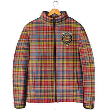 Drummond of Strathallan Modern Tartan Padded Jacket with Family Crest