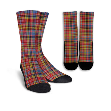 Drummond of Strathallan Modern Tartan Crew Socks