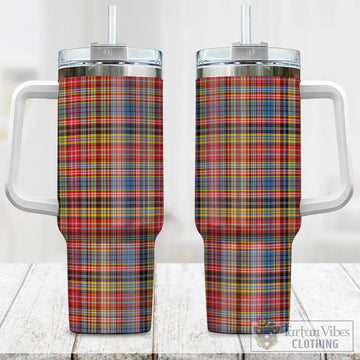 Drummond of Strathallan Modern Tartan Tumbler with Handle