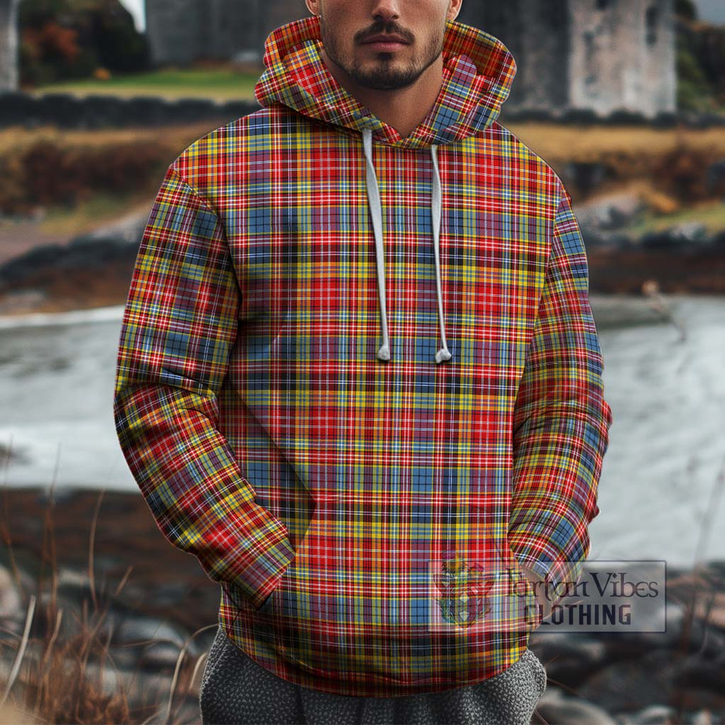 Drummond of Strathallan Modern Tartan Cotton Hoodie Pullover Hoodie XS - Tartan Vibes Clothing