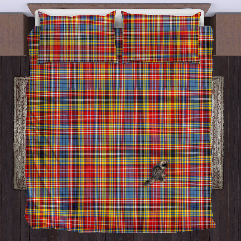 Drummond of Strathallan Modern Tartan Bedding Set US Bedding Set - Tartan Vibes Clothing