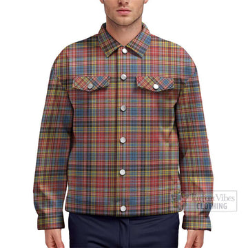 Drummond of Strathallan Modern Tartan Unisex Lapel Cotton Jacket